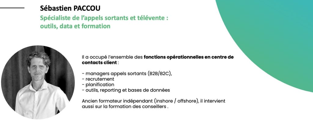 Sébastien PACCOU, consultant Relation Client
